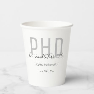 Gobelets En Papier Diplômé(e) de doctorat