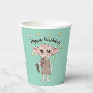 Gobelets En Papier Dobby aquarelle Personnage Art