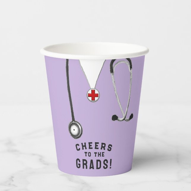 Gobelets En Papier Docteur Médicale (Recto)