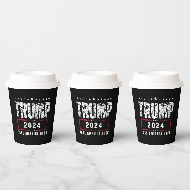 Gobelets En Papier Donald Trump 2024 redonne l'élection américaine (Multi)