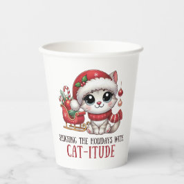 Gobelets En Papier Dormir les fêtes avec Catitude