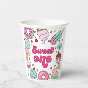 Gobelets En Papier Douce Glace de Anniversaire et Friandises