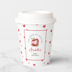 Gobelets En Papier Douce Pomme De Nos Yeux Anniversaire