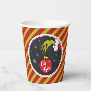 Gobelets En Papier Dr. Seuss Baby Shower Grinch Garçon
