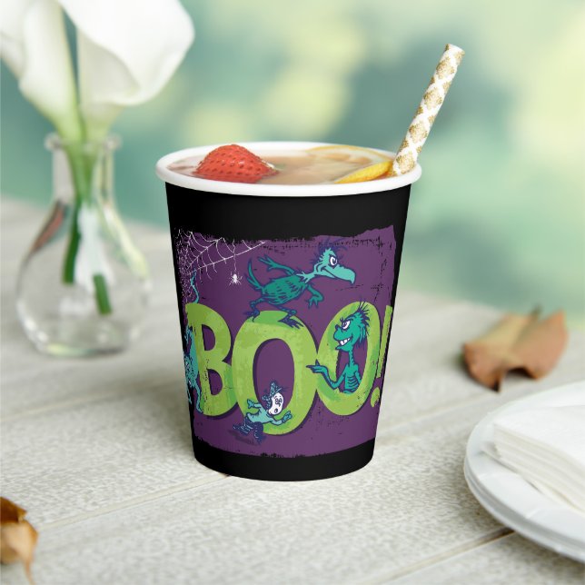 Gobelets En Papier Dr Seuss | BOO ! Graphique d'Halloween (Insitu)