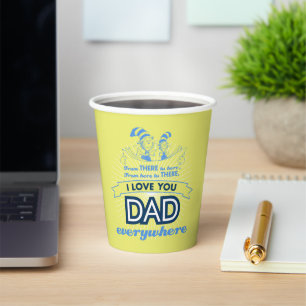 Gobelets En Papier Dr. Seuss Je t'aime papa partout