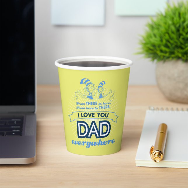 Gobelets En Papier Dr Seuss | Je t'aime Papa partout (Insitu)