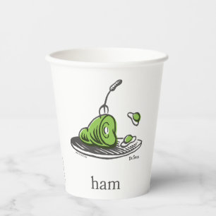 Gobelets En Papier Dr. Seuss Les Œufs verts au ham