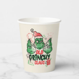 Gobelets En Papier Dr Seuss   Vieux Claus Grinch