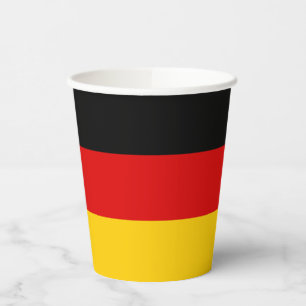 Gobelets En Papier Drapeau allemand