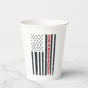 Gobelets En Papier Drapeau américain Granddaddy Design patriotique vi