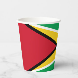 Gobelets En Papier Drapeau de la Guyane