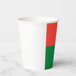 Gobelets En Papier Drapeau de Madagascar