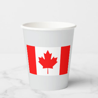 Gobelets En Papier Drapeau du Canada