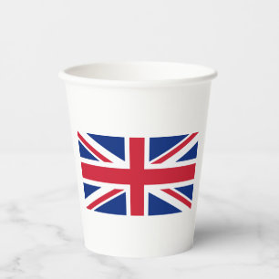 Gobelets En Papier Drapeau du Royaume-Uni
