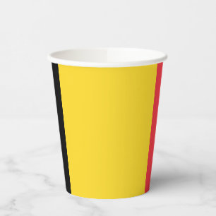 Gobelets En Papier Drapeau patriotique belge