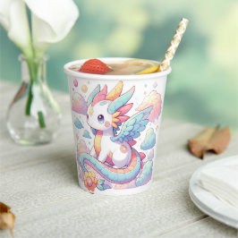 Gobelets En Papier Dreamy mignonne Baby shower Dragon