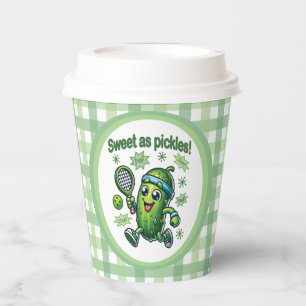 Gobelets En Papier Drôle mignon sucré comme chatons Pickleball