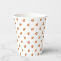 Drôle orange dinde mignonne motif Thanksgiving