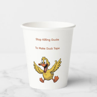 Gobelets En Papier duck tape sarcasm