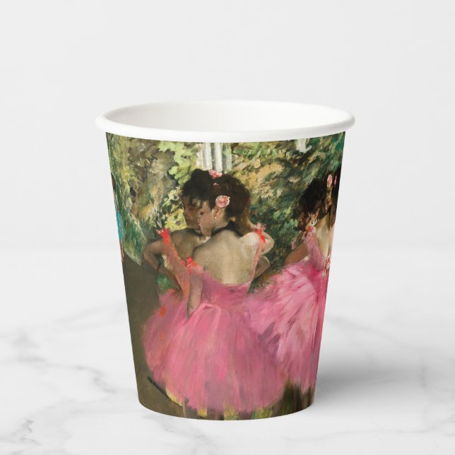 Gobelets En Papier Edgar Degas - Danseurs en rose (Recto)