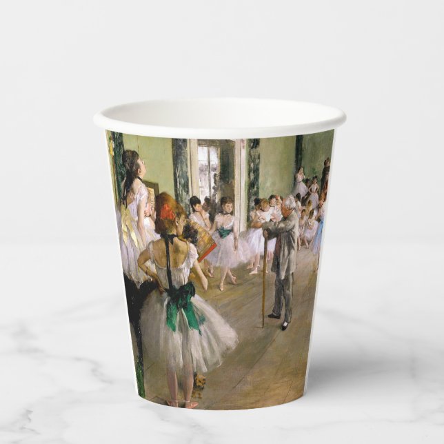 Gobelets En Papier Edgar Degas La Classe Danse (Recto)