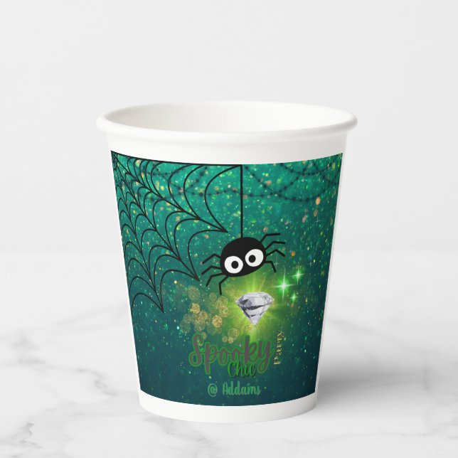 Gobelets En Papier Éffrayant Chic Halloween Party Paper Cup (Recto)