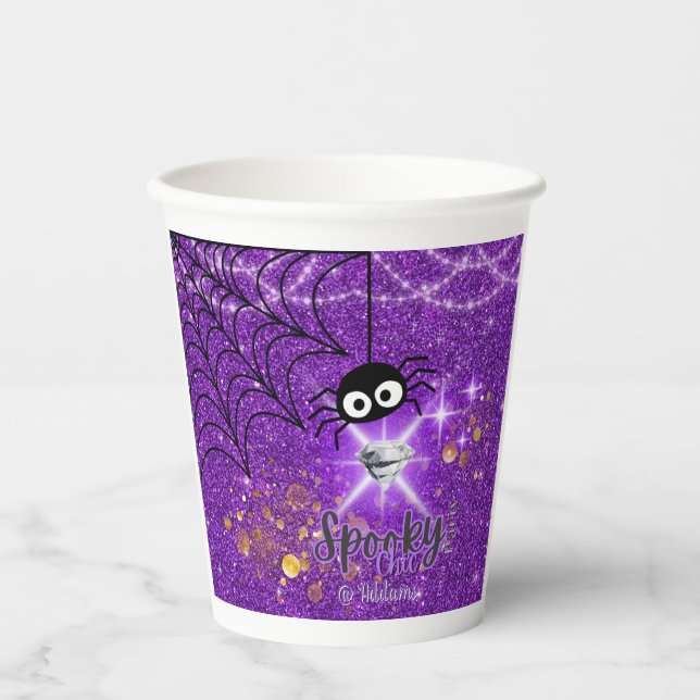 Gobelets En Papier Éffrayant Chic Halloween Party Paper Cup (Recto)