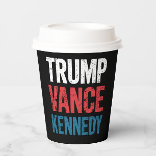 Gobelets En Papier Élection Trump Vance Kennedy 2024