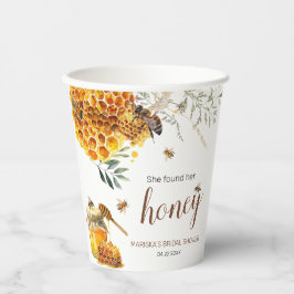 Gobelets En Papier Elle a trouvé sa douche nuptiale Honey