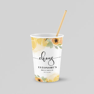 Gobelets En Papier Elle a trouvé sa Fête des mariées Squeeze