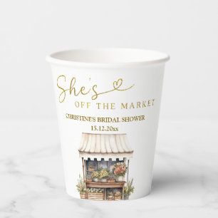 Gobelets En Papier Elle n'est pas dans les tasses de papier de Fête d