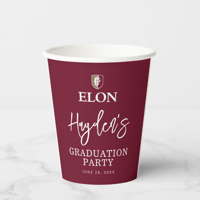Gobelets En Papier Elon | Diplômé 20XX (Recto)