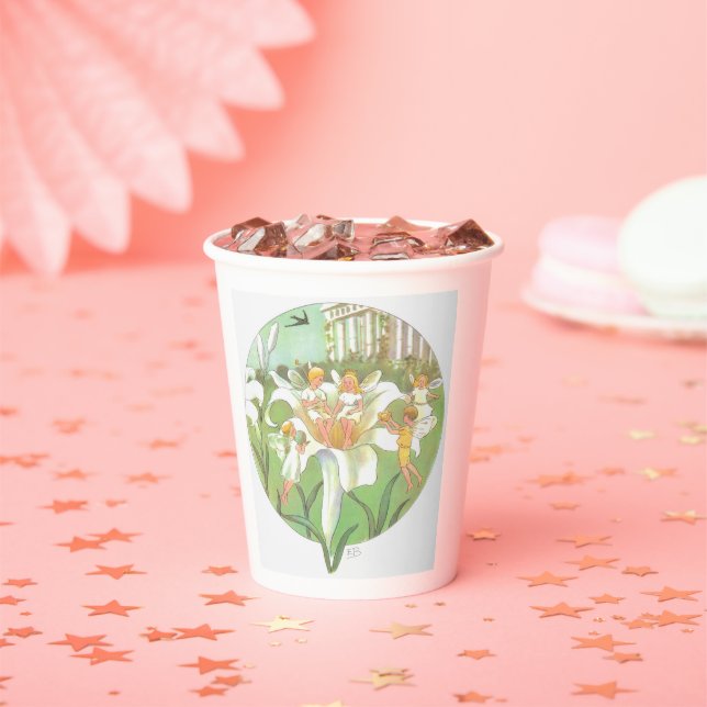 Gobelets En Papier Enfants Enchantée Fairy Garden Party (Insitu)
