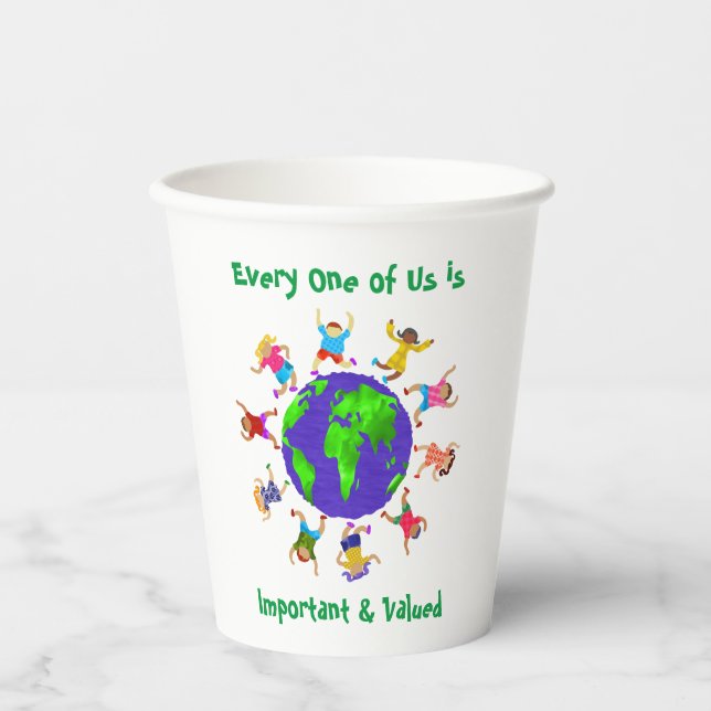 Gobelets En Papier Enfants importants et valorisés (Recto)