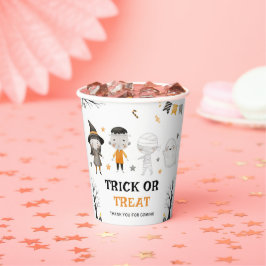Gobelets En Papier Enfants Trick ou traiter Halloween fête d'annivers