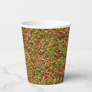 Gobelets En Papier Éperviers, COUPES Pink-Green-PAPER