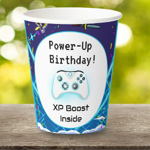 Gobelets En Papier Epic Gamer Happy Birthday Critical Hit!