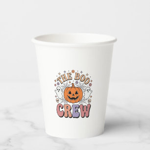 Gobelets En Papier Équipage fantôme d'Halloween Mignon Fantomatique V