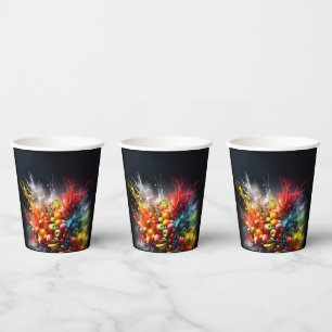 Gobelets En Papier Explosion de fruits