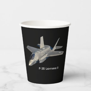 Gobelets En Papier F-35 Lightning II Panther Jet Fighter