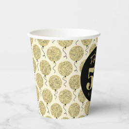 Gobelets En Papier Fabuleux 50 Gold Anniversaire