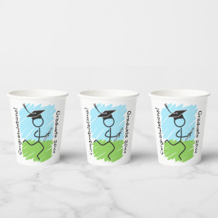 Gobelets En Papier Fantastique coureur d'études © Coupes de papier