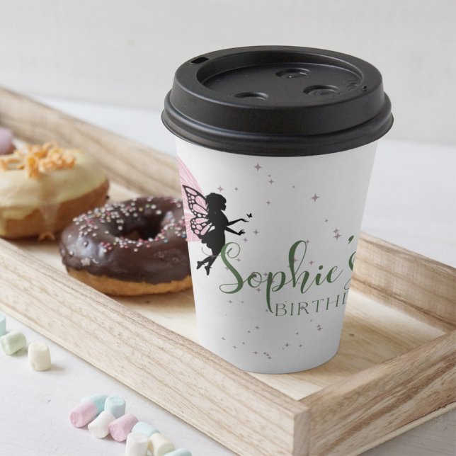 Gobelets En Papier Fée Whimsical fête d'anniversaire (Créateur téléchargé)