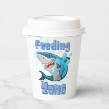 FEEDING ZONE SHARK, STYLE DE CARTOON