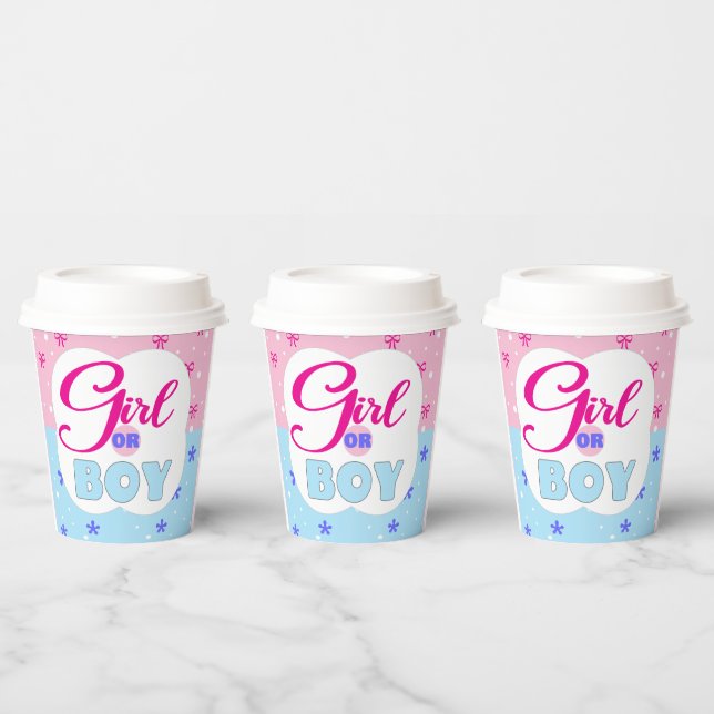 Gobelets En Papier Femme ou garçon (Multi)
