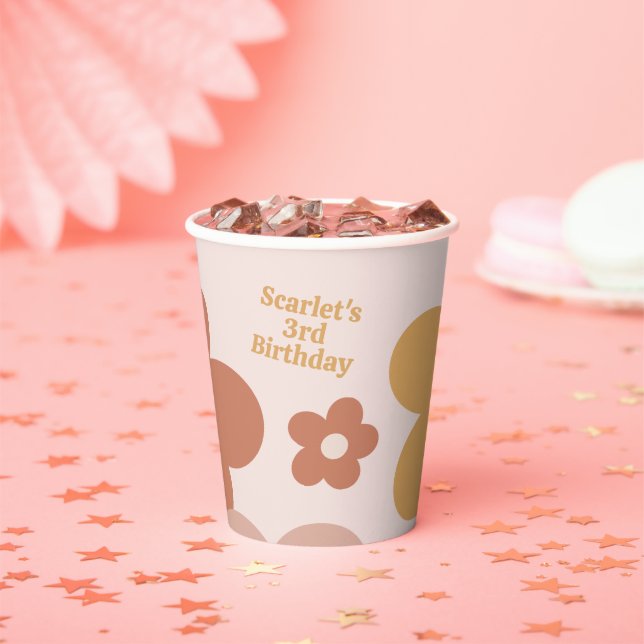 Gobelets En Papier Festivités Boho (Insitu)