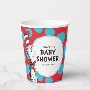 Gobelets En Papier Fête bébé Chapeau Cat du Dr Seuss