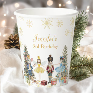 Gobelets En Papier Fête d'anniversaire de Nutcracker