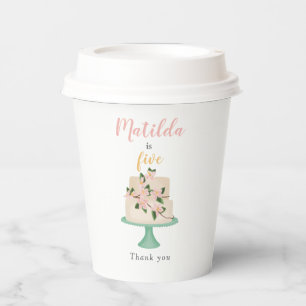 Gobelets En Papier fête d'anniversaire modifiable